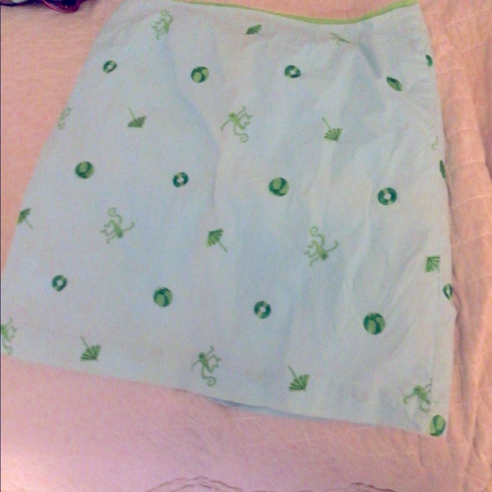 Lilly Pulitzer light blue skirt